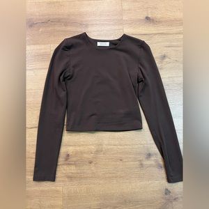 Aritiza - Babaton Contour Crew Cropped Longsleeve